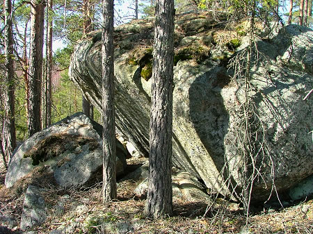 Iso kivi polun varrella